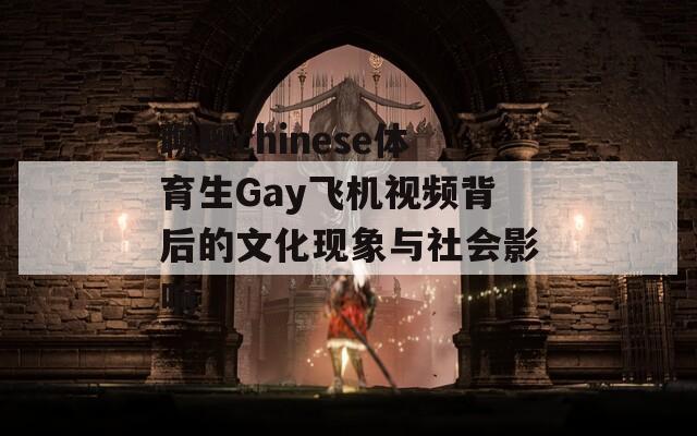 聊聊chinese体育生Gay飞机视频背后的文化现象与社会影响