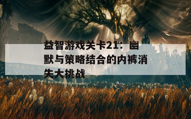 益智游戏关卡21：幽默与策略结合的内裤消失大挑战