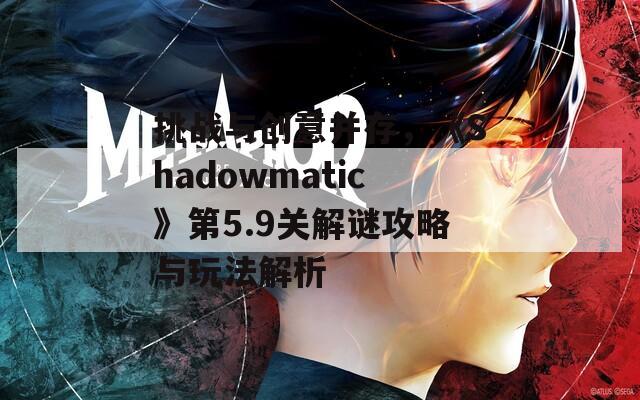 挑战与创意并存，《Shadowmatic》第5.9关解谜攻略与玩法解析