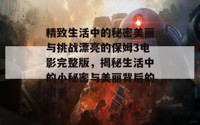 精致生活中的秘密美丽与挑战漂亮的保姆3电影完整版，揭秘生活中的小秘密与美丽背后的艰辛