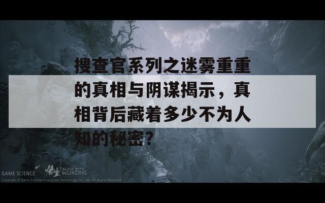 搜查官系列之迷雾重重的真相与阴谋揭示，真相背后藏着多少不为人知的秘密？