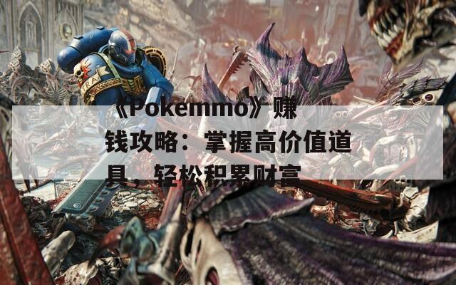 《Pokemmo》赚钱攻略：掌握高价值道具，轻松积累财富